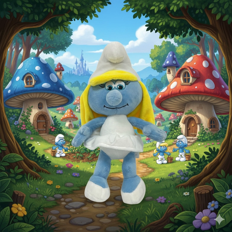 PELUCHE PITUFINA - LOS PITUFOS - 2