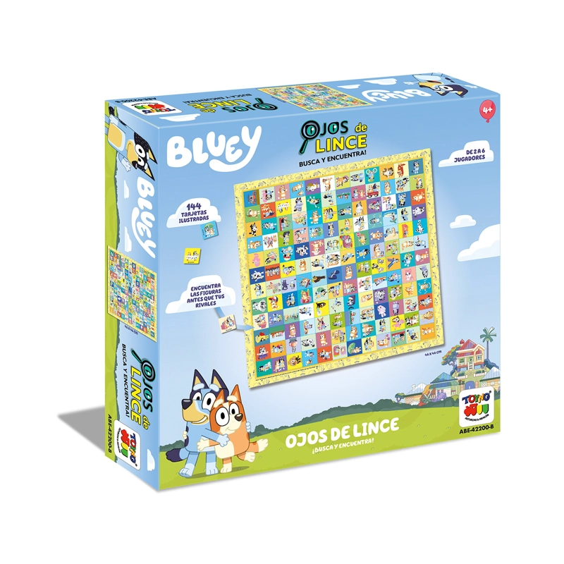 JUEGO DE MESA OJOS DE LINCE - BLUEY - 4