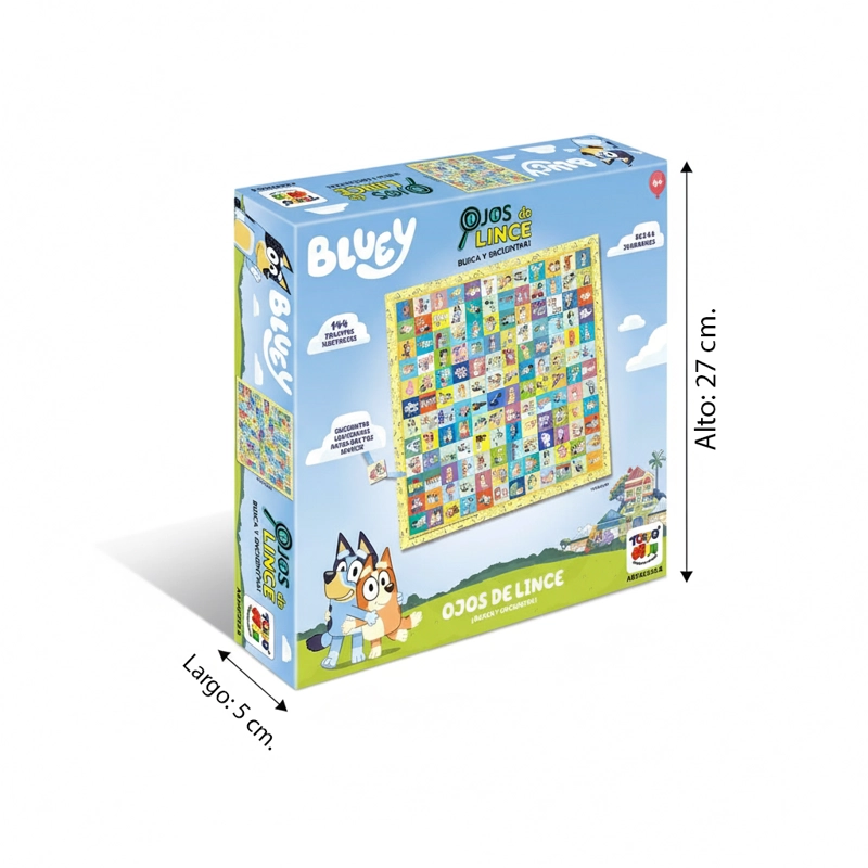 JUEGO DE MESA OJOS DE LINCE - BLUEY - 7