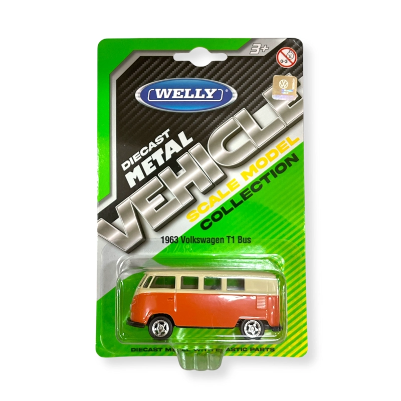 SUV VOLKSWAGEN T1 BUS ESCALA 1:60 - WELLY - 3