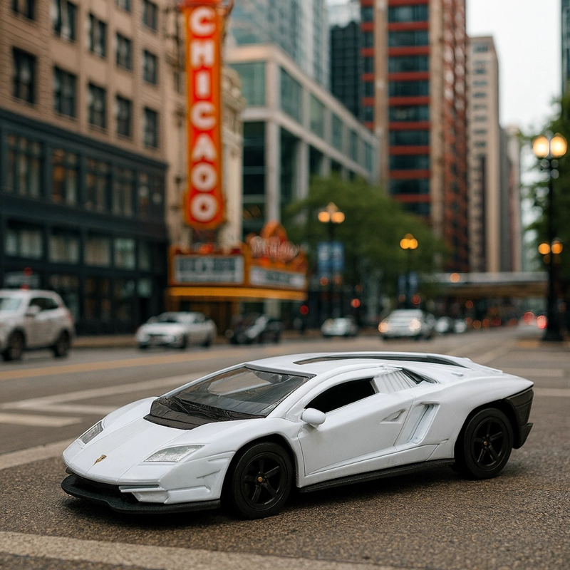 AUTO LAMBORGHINI COUNTACH LPI-800-4 ESCALA 1:60 - WELLY - 5