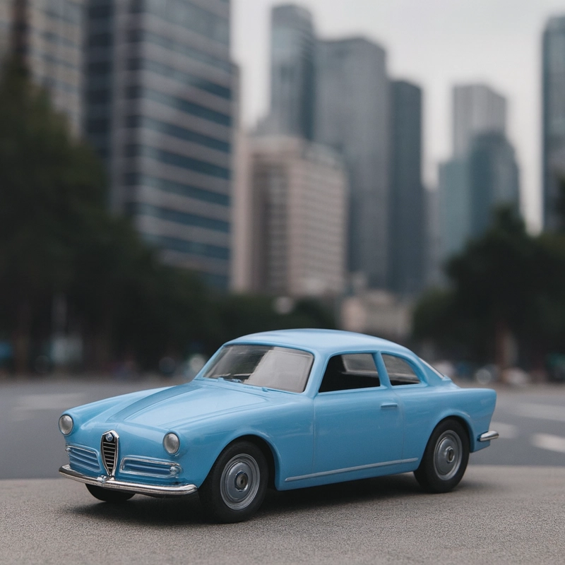 AUTO ALFA ROMEO GIULIETTA 1954 ESCALA 1:60 - WELLY - 5