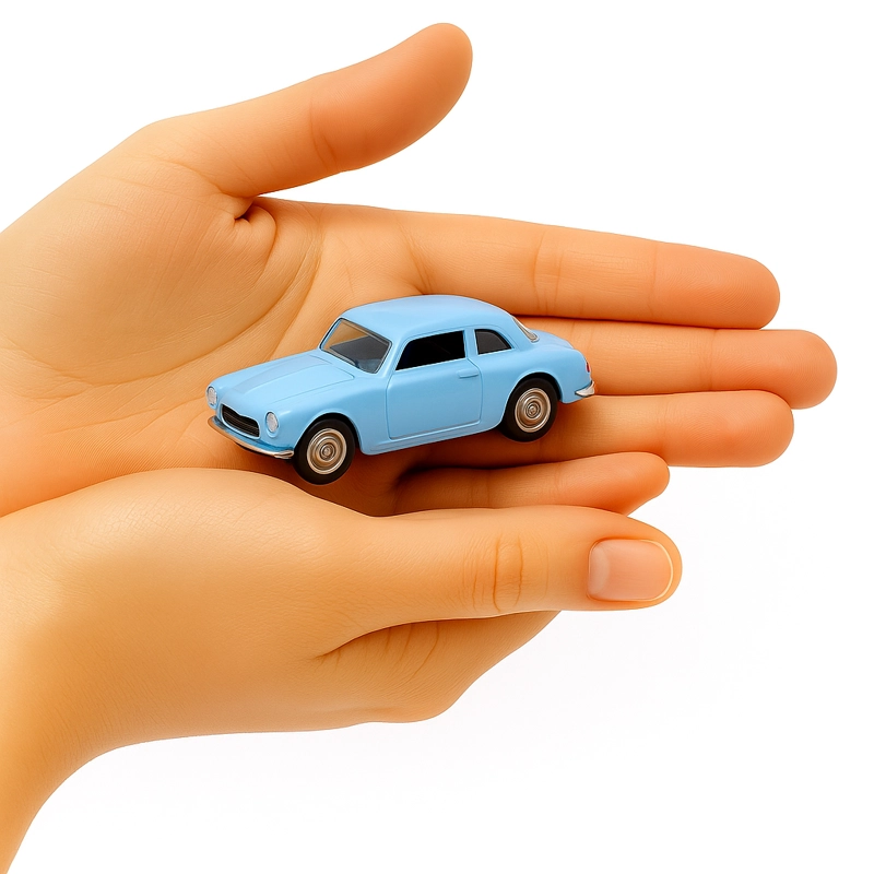 AUTO ALFA ROMEO GIULIETTA 1954 ESCALA 1:60 - WELLY - 6