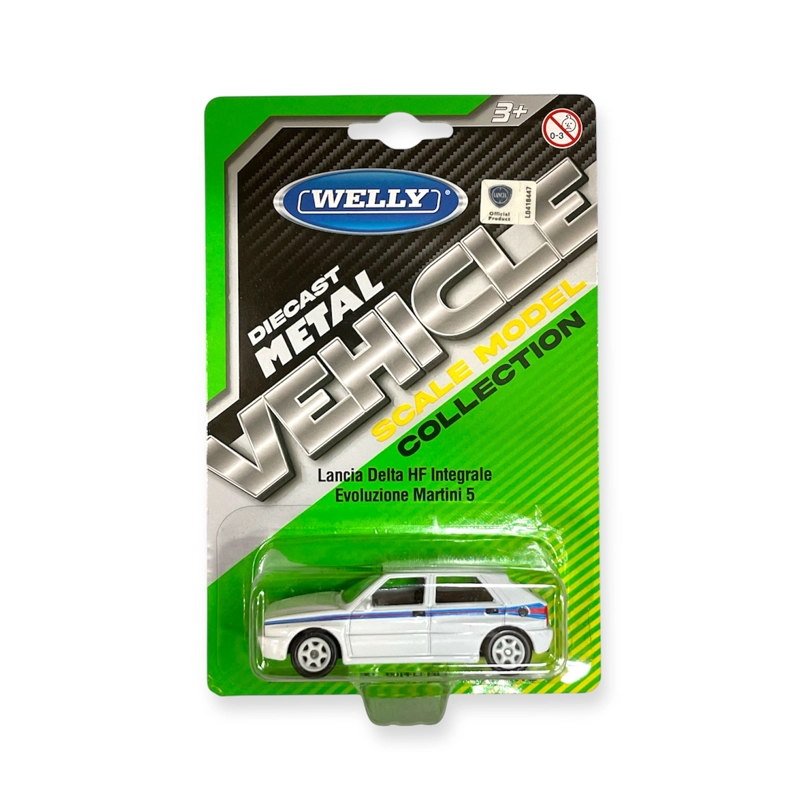 AUTO LANCIA DELTA INTEGRALE EVOLUZIONE 1992 ESCALA 1 - WELLY - 3