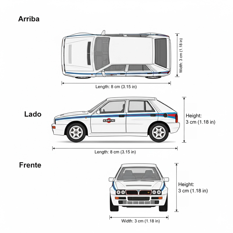 AUTO LANCIA DELTA INTEGRALE EVOLUZIONE 1992 ESCALA 1 - WELLY - 4