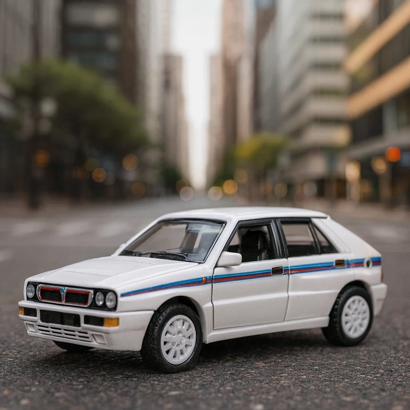 AUTO LANCIA DELTA INTEGRALE EVOLUZIONE 1992 ESCALA 1 - WELLY - 5