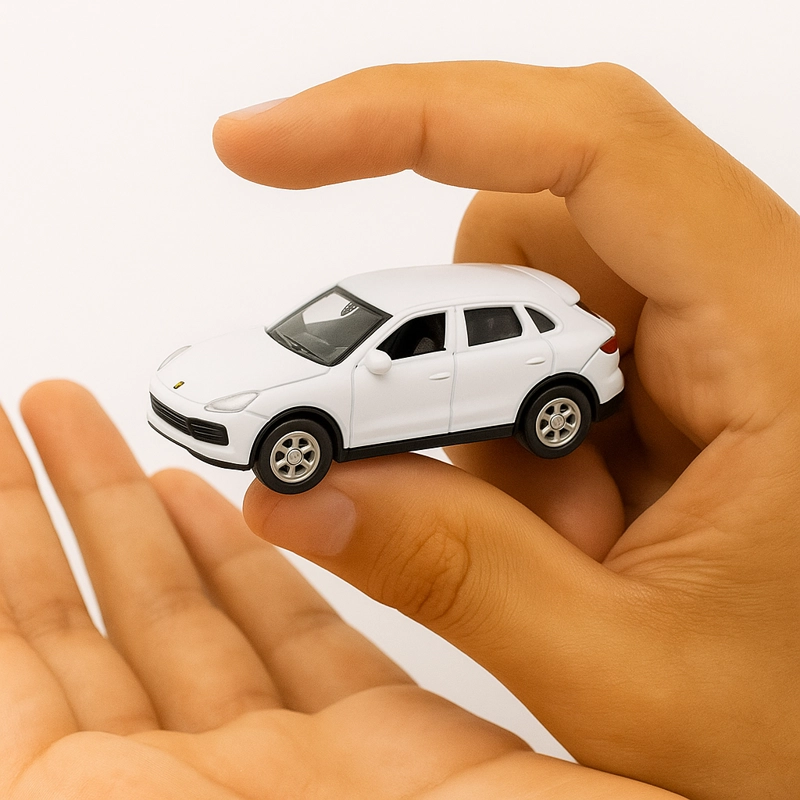 AUTO PORSCHE CAYENNE TURBO ESCALA 1:60 - WELLY - 2