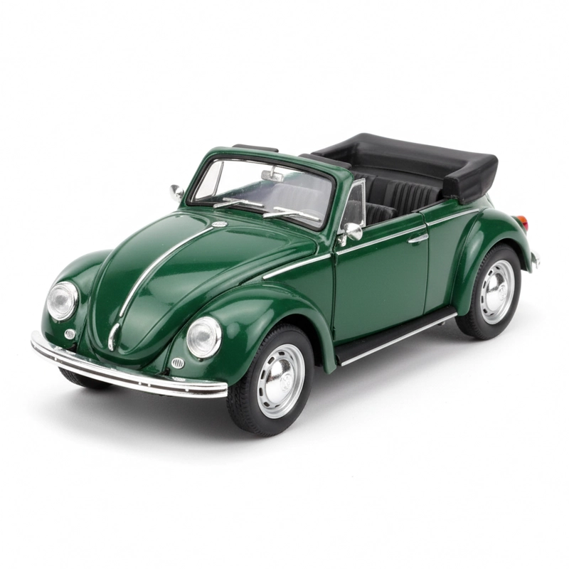 AUTO VOLKSWAGEN BEETLE (CONVERTIBLE) ESCALA 1:60 - WELLY - 1