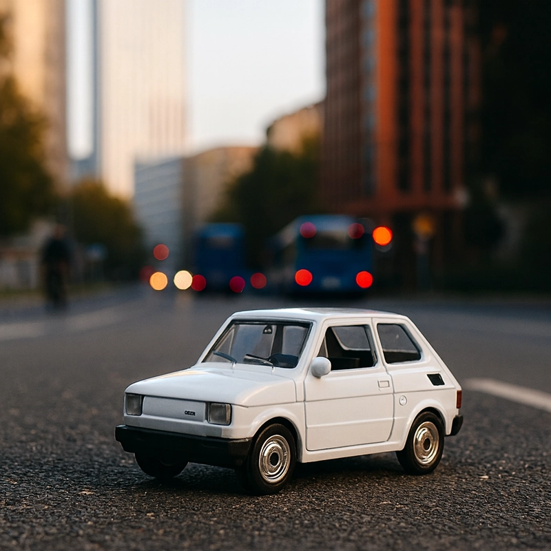 AUTO FIAT 126 ESCALA 1:60 - WELLY - 5