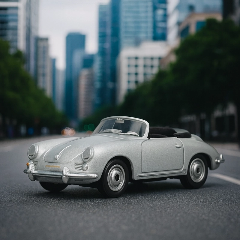 AUTO PORSCHE 356B ESCALA 1:60 - WELLY - 5