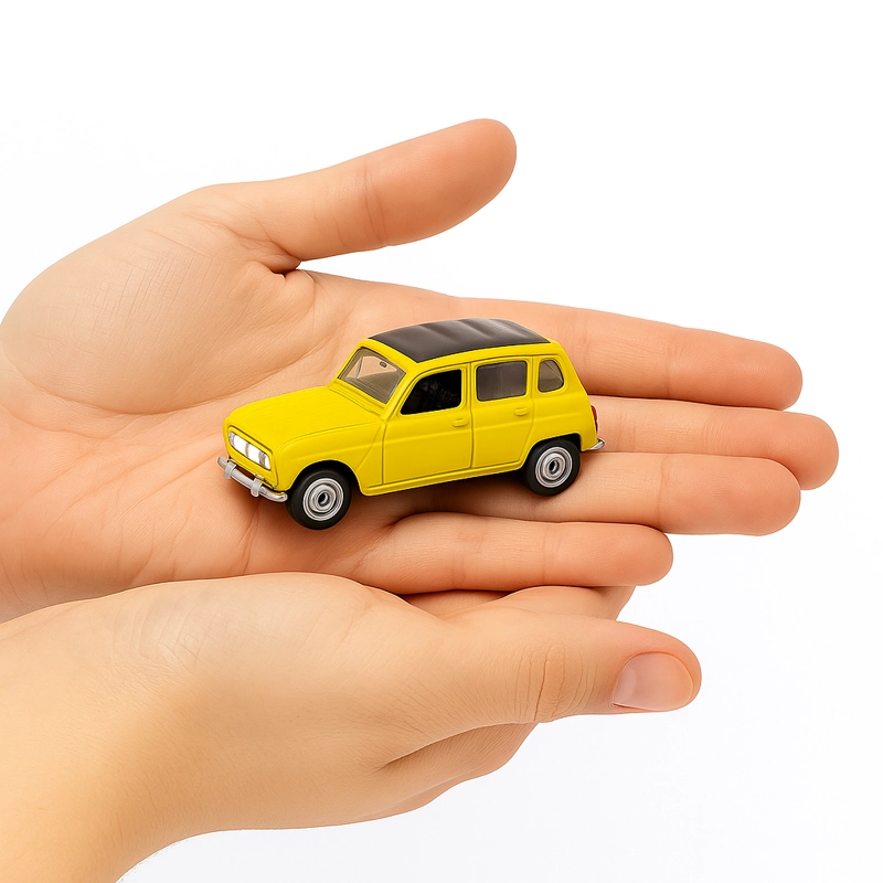 AUTO RENAULT 4 ESCALA 1:60 - WELLY - 2