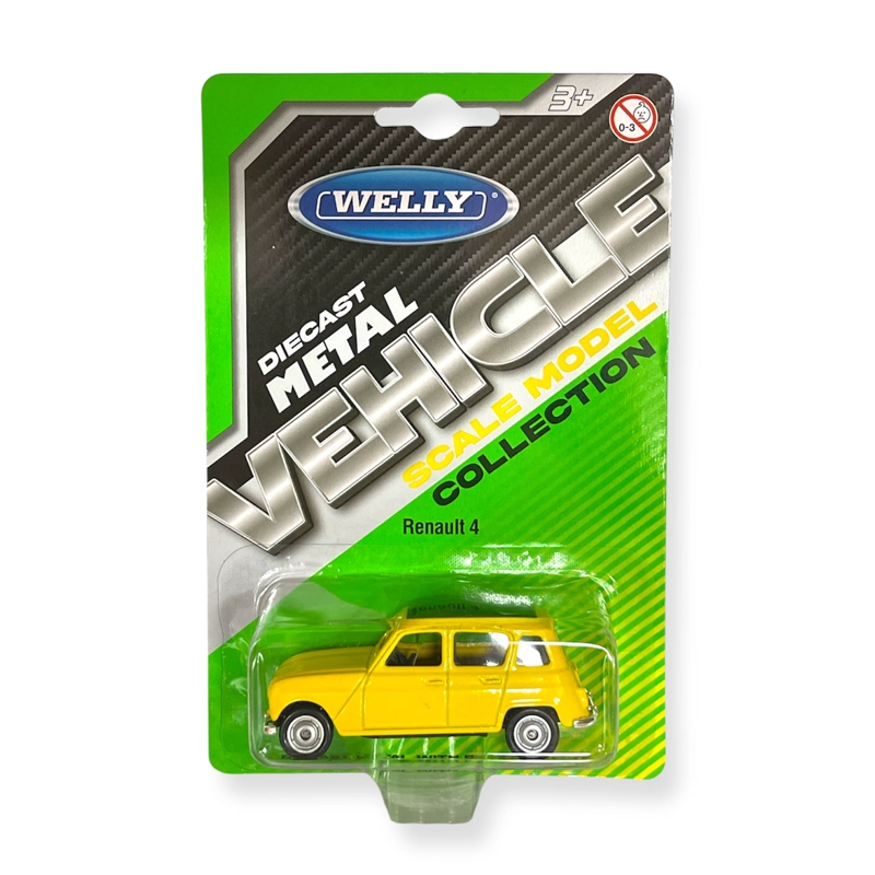 AUTO RENAULT 4 ESCALA 1:60 - WELLY - 3