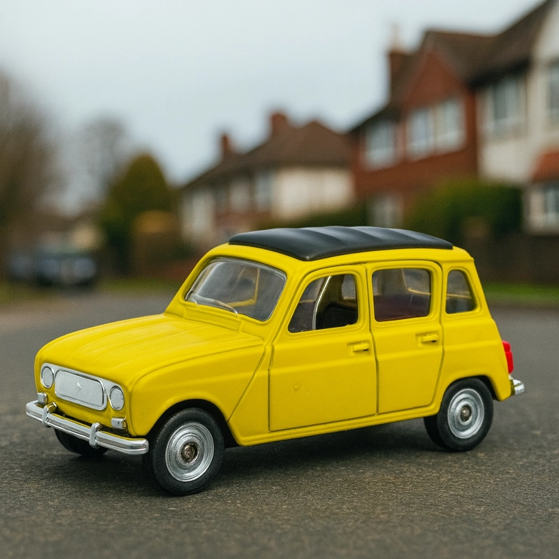 AUTO RENAULT 4 ESCALA 1:60 - WELLY - 5