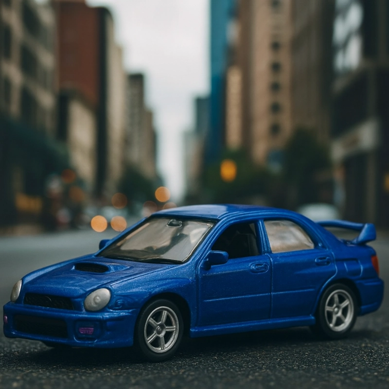 AUTO SUBARU IMPREZA WXR STI ESCALA 1:60 - WELLY - 5