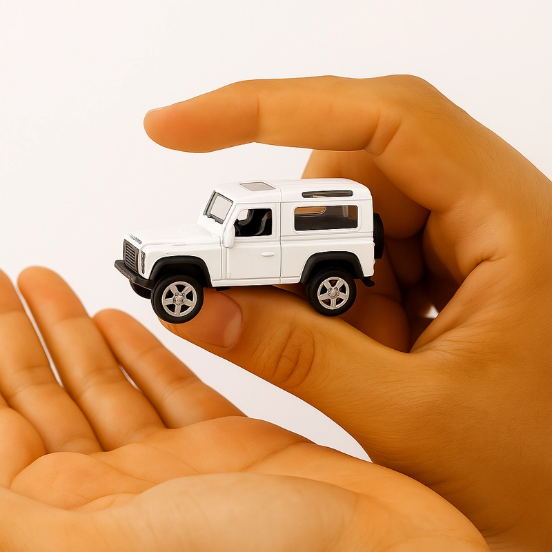 AUTO LAND ROVER DEFENDER ESCALA 1:60 - WELLY - 2