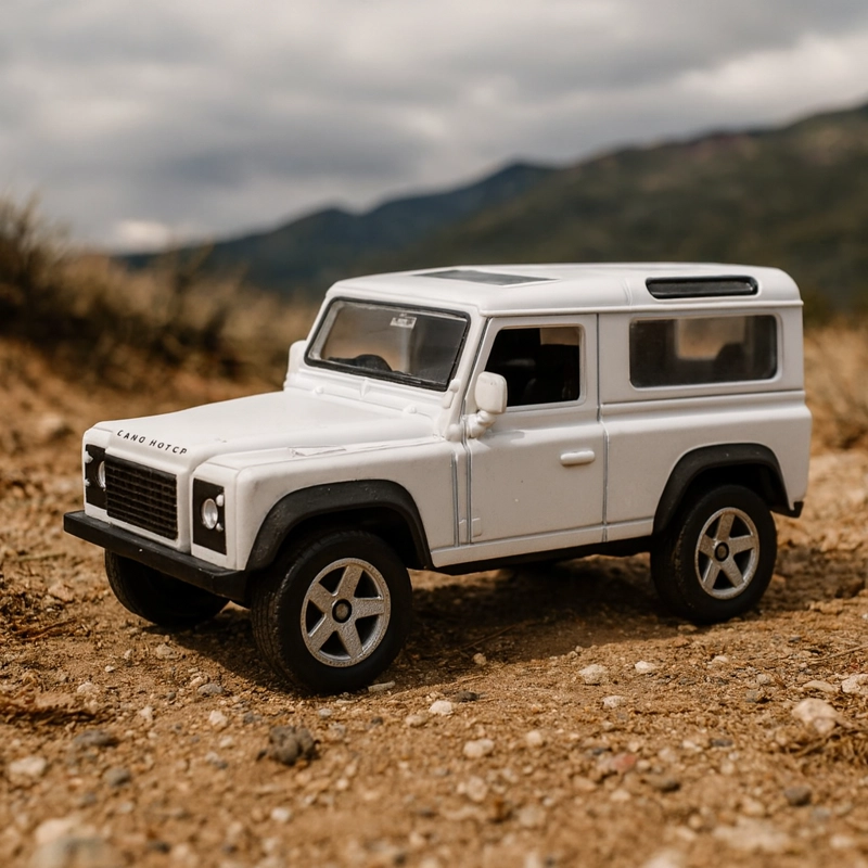 AUTO LAND ROVER DEFENDER ESCALA 1:60 - WELLY - 5