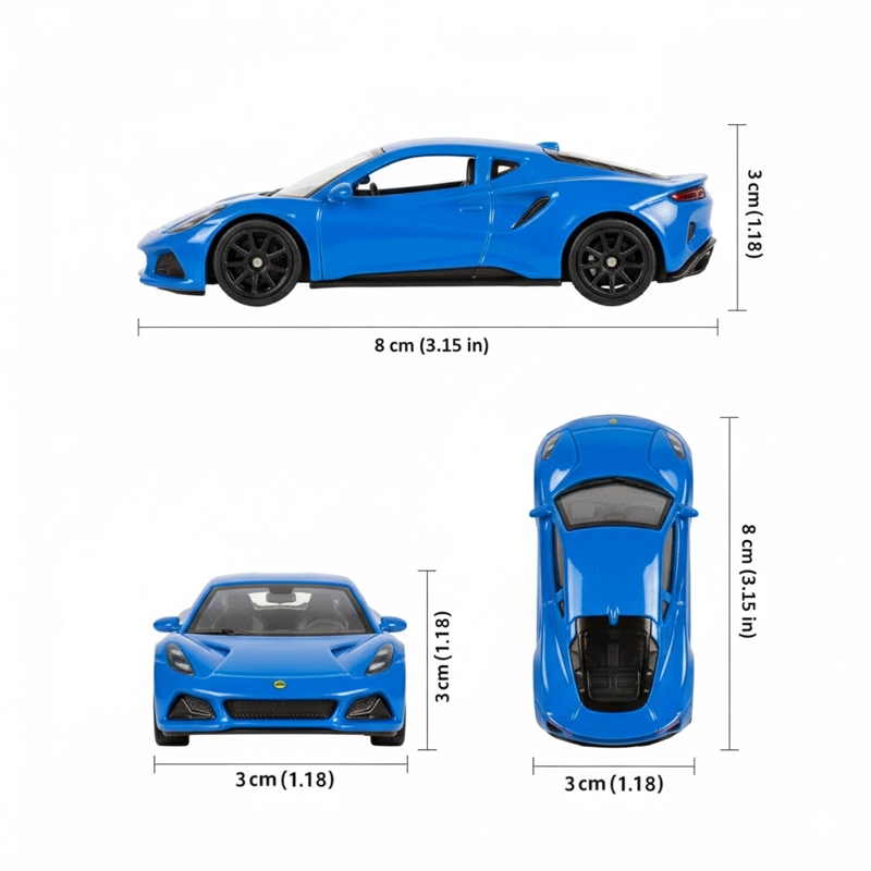 AUTO LOTUS EMIRA ESCALA 1:60 - WELLY - 7