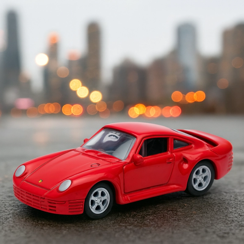 AUTO PORSCHE 959 ESCALA 1:60 - WELLY - 5