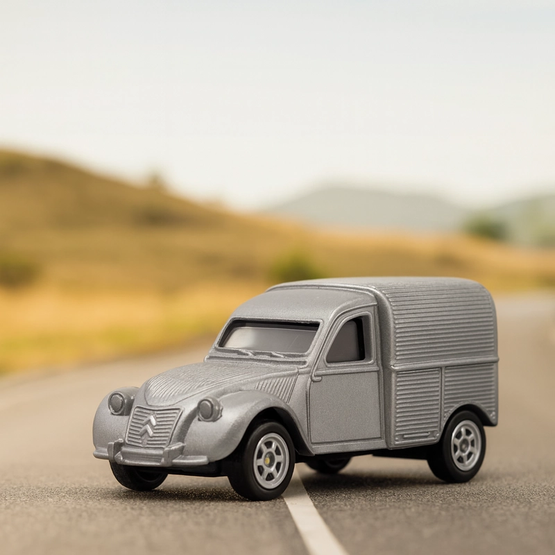 AUTO CITROEN 2CV FOURGONNETTE ESCALA 1:60 - WELLY - 5