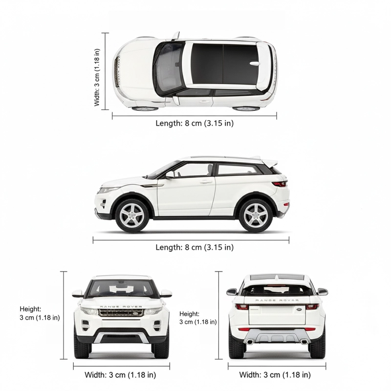 AUTO LAND ROVER RANGE ROVER EVOQUE ESCALA 1:60 - WELLY - 7