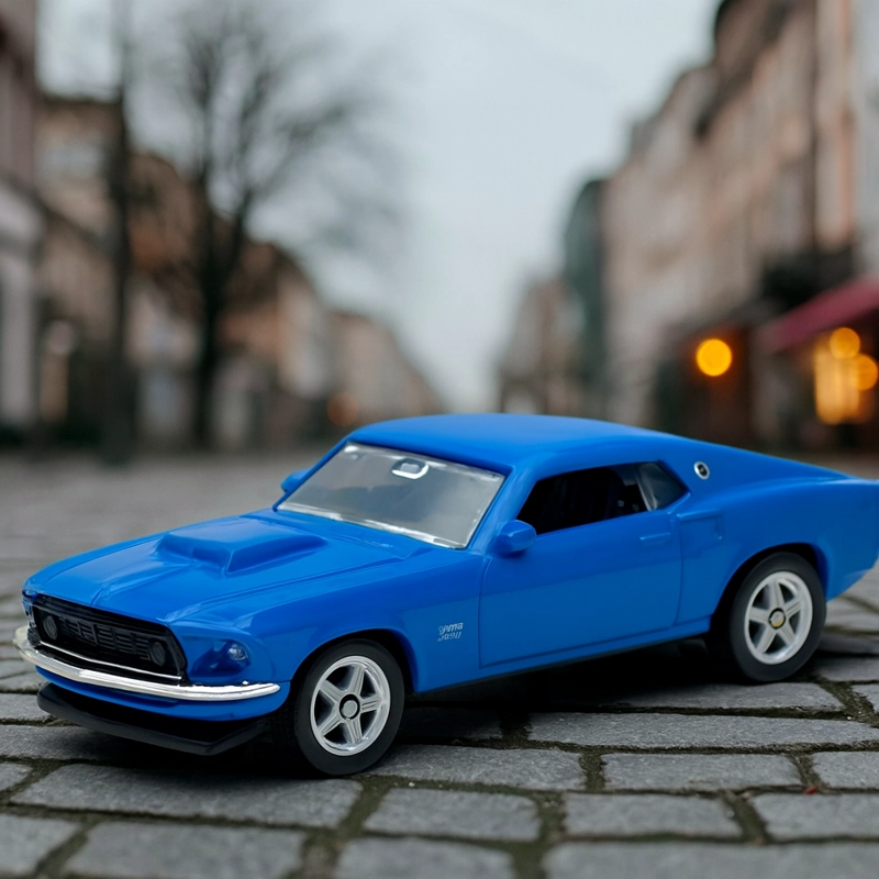 AUTO FORD MUSTANG BOSS 429 1969 ESCALA 1:60 - WELLY - 5