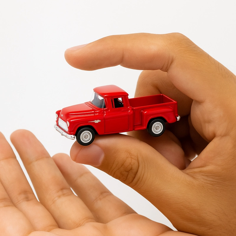 AUTO CHEVROLET STEPSIDE ESCALA 1:60 - WELLY - 2