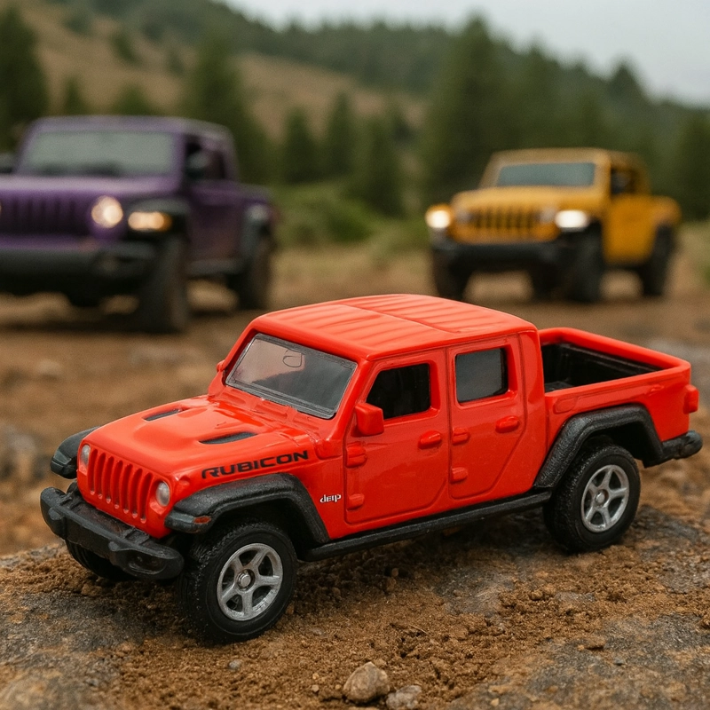 SUV JEEP GLADIATOR ESCALA 1:60 - WELLY - 5