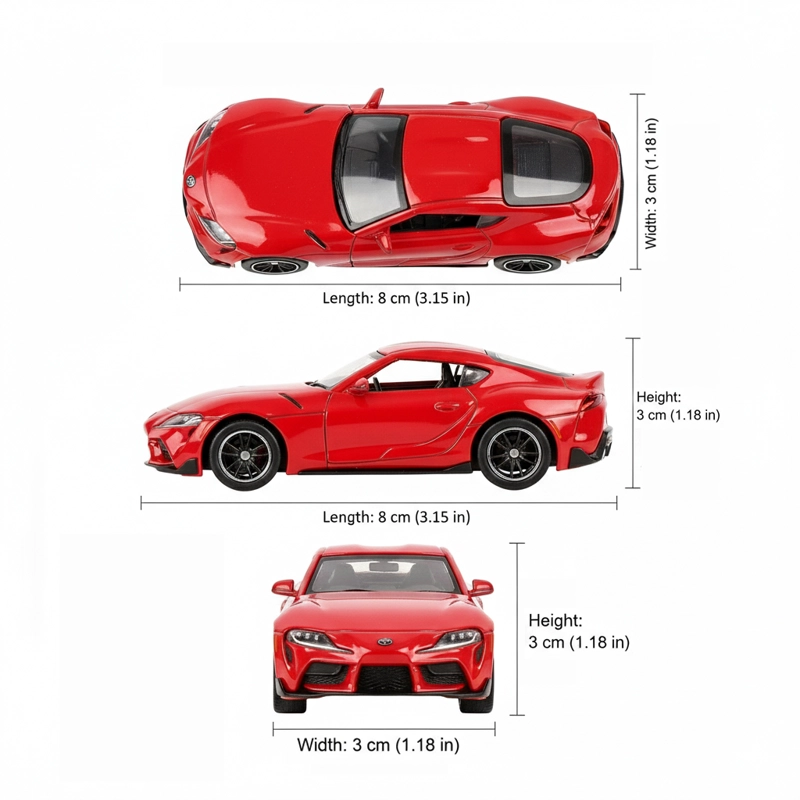 AUTO TOYOTA SUPRA ESCALA 1:60 - WELLY - 7
