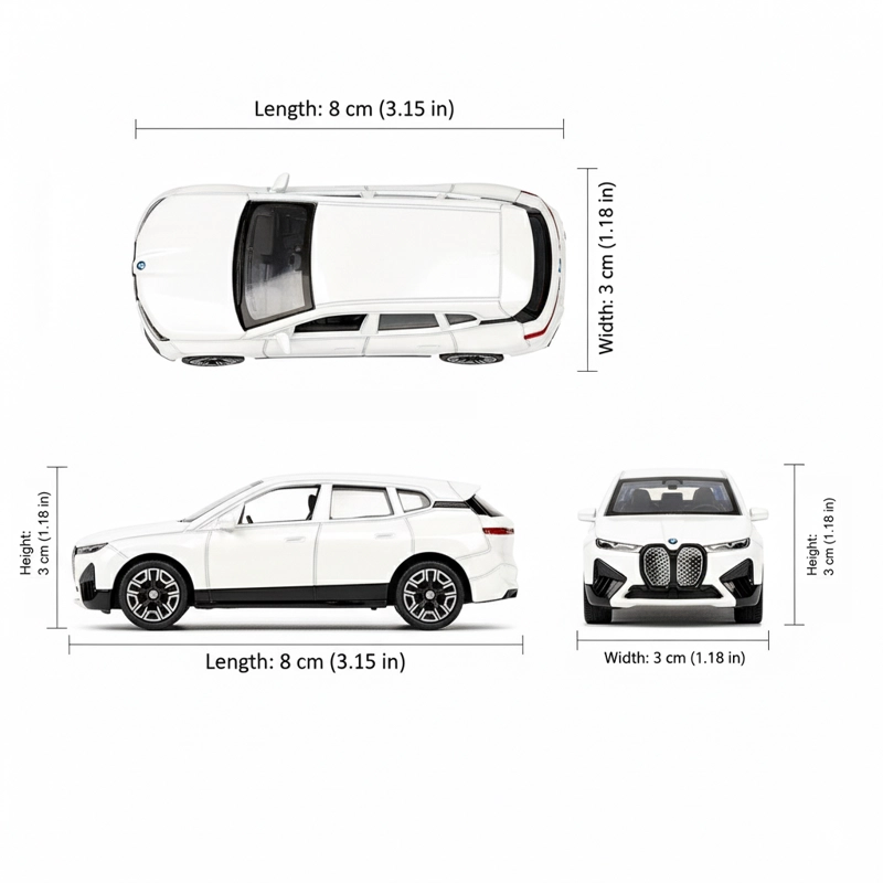 AUTO BMW IX ESCALA 1:60 - WELLY - 4