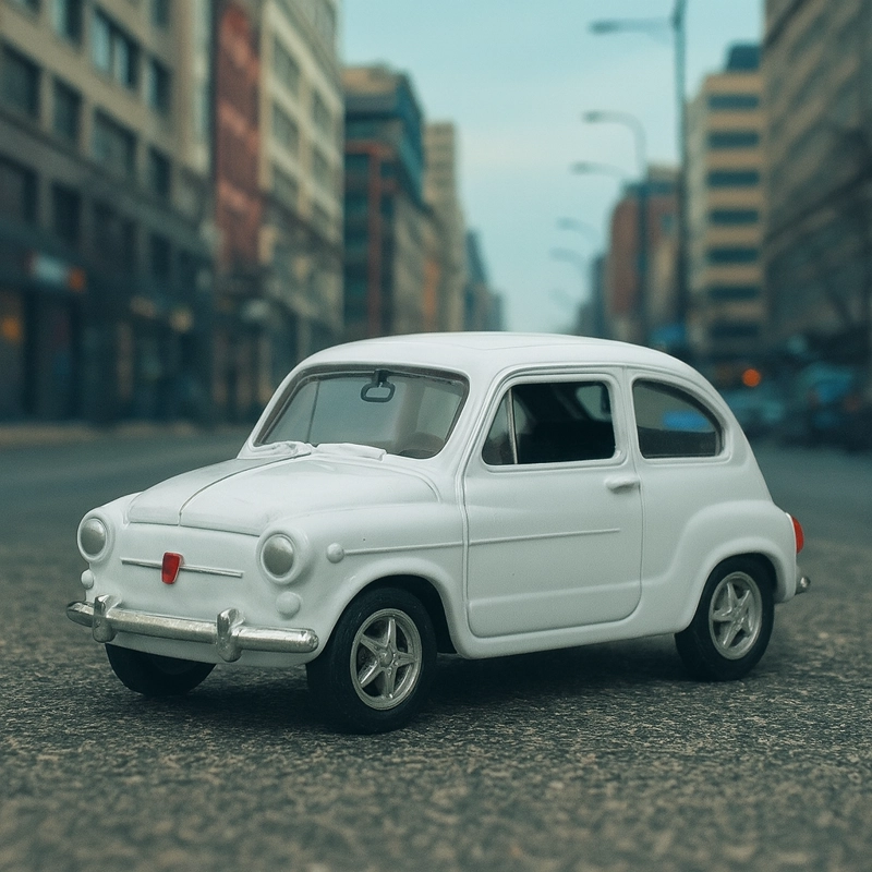 AUTO FIAT 600 ESCALA 1:60 - WELLY - 5