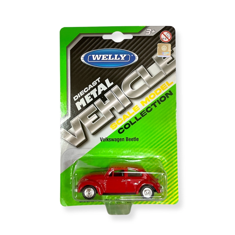 AUTO VOLKSWAGEN BEETLE ESCALA 1:60 - WELLY - 3
