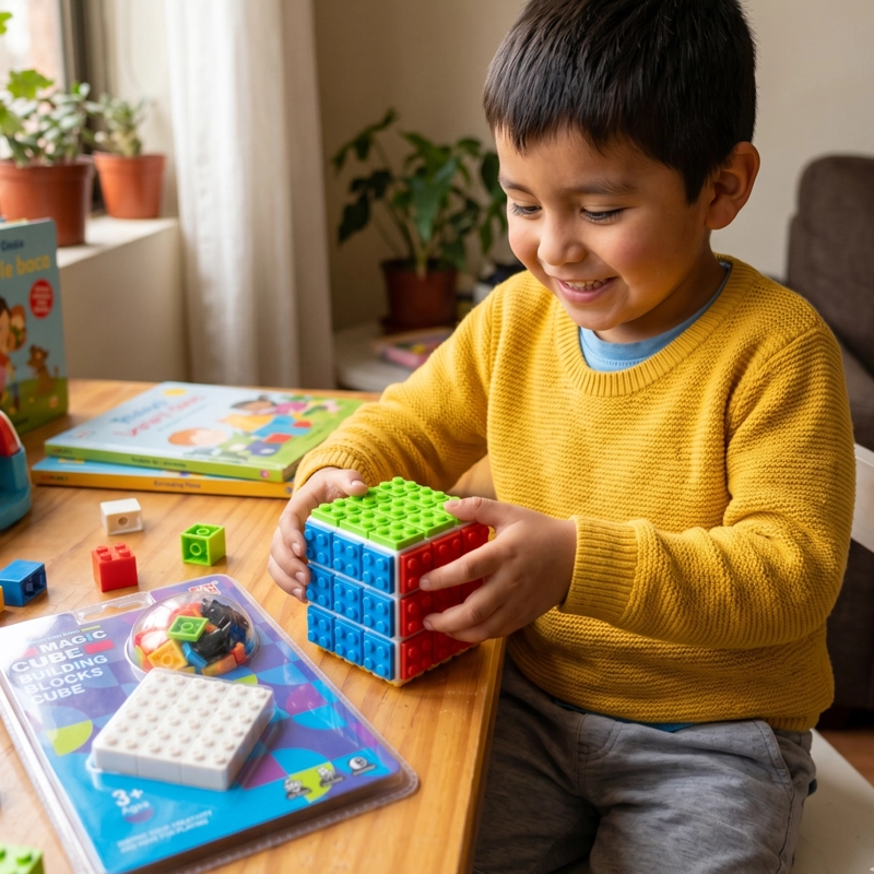 JUEGO MENTAL CUBO RUBIK DE BLOQUES – TOYNG - 2