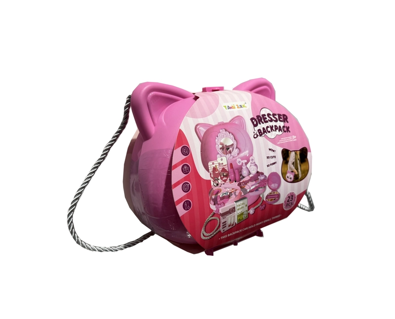 CARTERA INFANTIL DE GATA + ACCESORIOS DE BELLEZA – TOYNG - 6