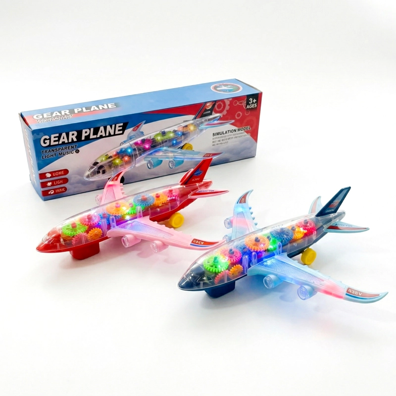AVION TRANSPARENTE CON LUCES Y MUSICA – TOYNG - 1
