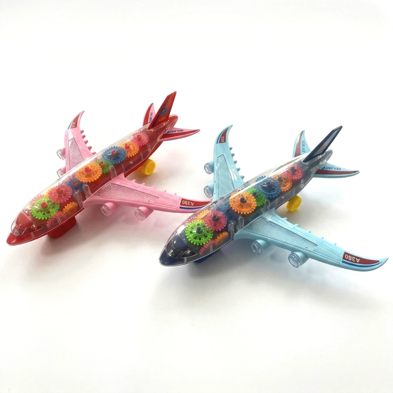 AVION TRANSPARENTE CON LUCES Y MUSICA – TOYNG - 2