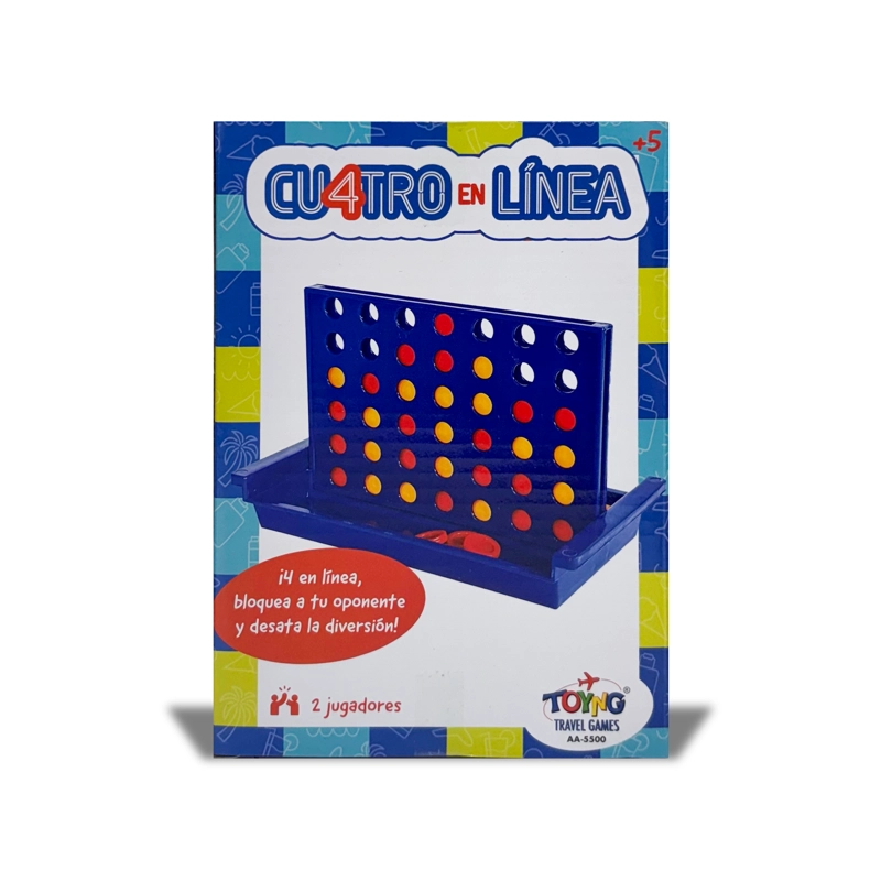 JUEGO DE MESA TRAVEL GAME 4 LINEA – TOYNG - 2