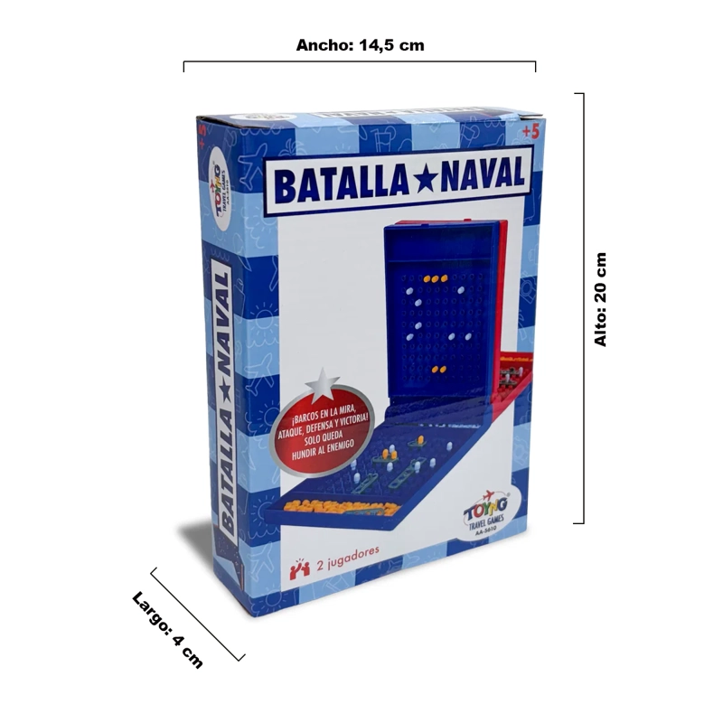 JUEGO DE MESA TRAVEL GAME BATALLA NAVAL – TOYNG - 6