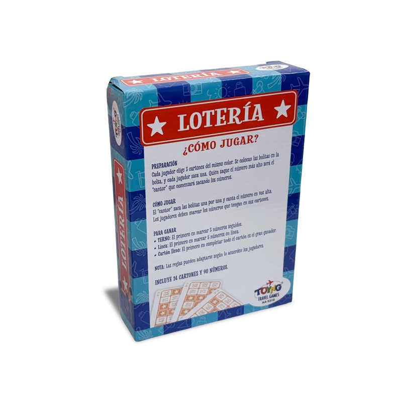 UEGO DE MESA TRAVEL GAME 24 CARTONES CON FICHAS – TOYNG - 4