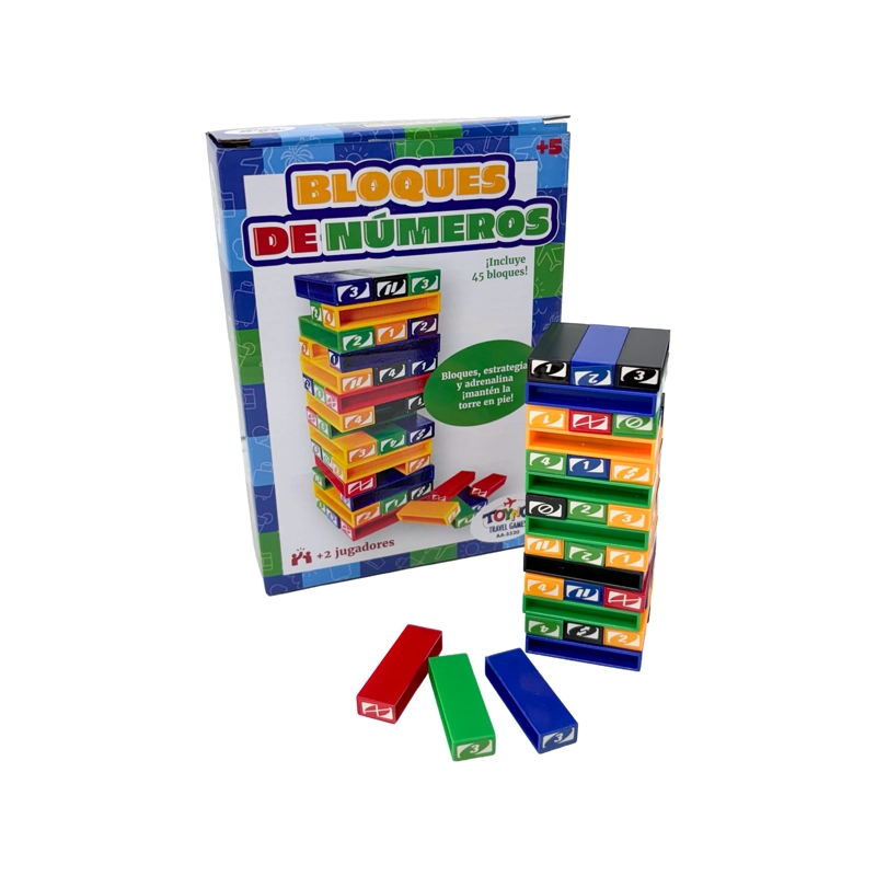 JUEGO DE MESA TRAVEL GAME BLOQUES DE NUMEROS – TOYNG - 1