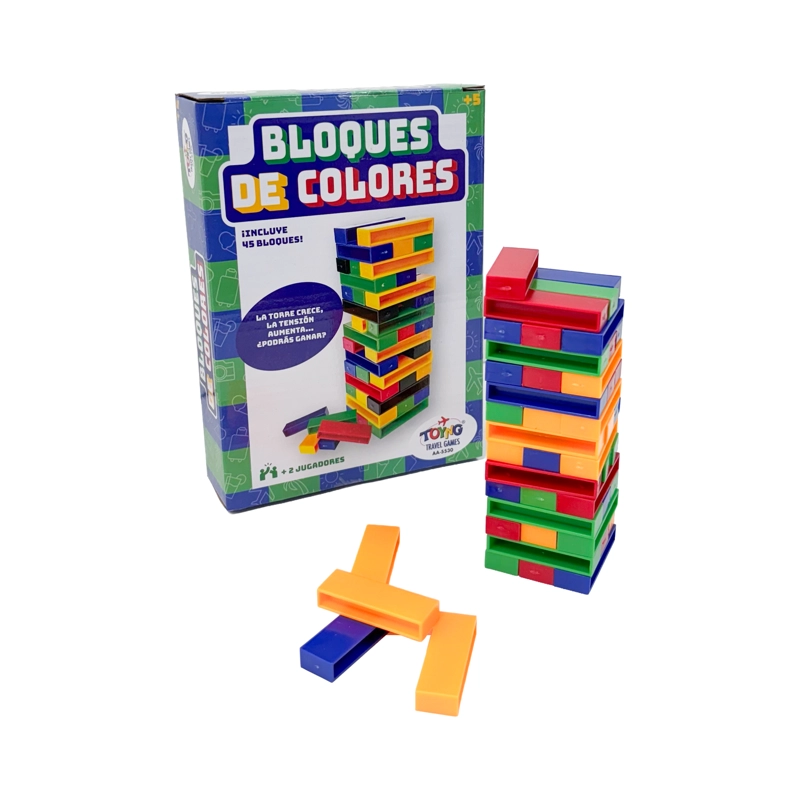 JUEGO DE MESA TRAVEL GAME BLOQUES DE COLORES – TOYNG - 1