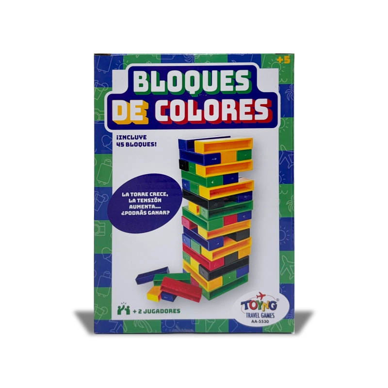 JUEGO DE MESA TRAVEL GAME BLOQUES DE COLORES – TOYNG - 2