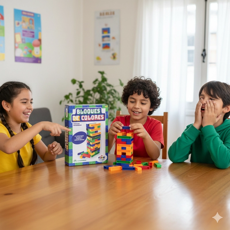 JUEGO DE MESA TRAVEL GAME BLOQUES DE COLORES – TOYNG - 7