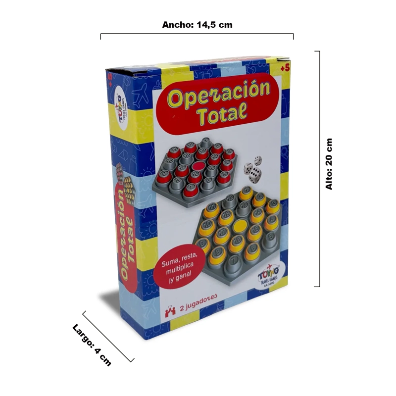 JUEGO DE MESA TRAVEL GAME OPERACION TOTAL – TOYNG - 6