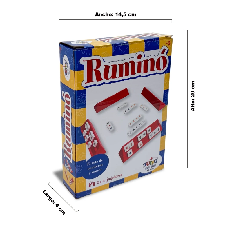 JUEGO DE MESA TRAVEL GAME RUMINO – TOYNG - 6