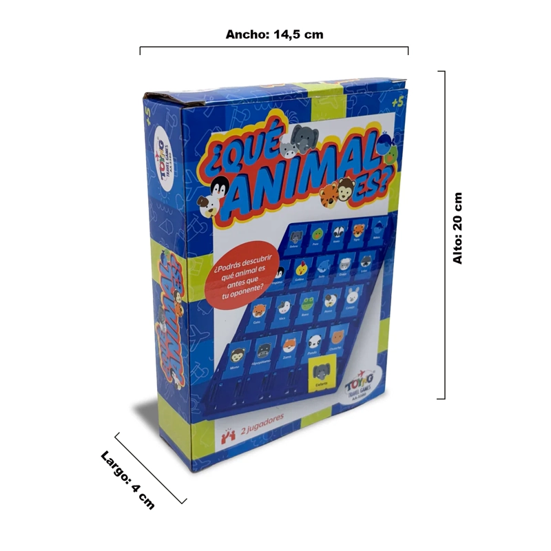 JUEGO DE MESA TRAVEL GAME ¿QUE  ANIMAL ES? – TOYNG - 5