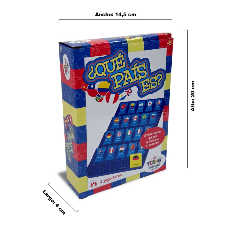 JUEGO DE MESA TRAVEL GAME ¿QUE  PAIS ES? – TOYNG - 6