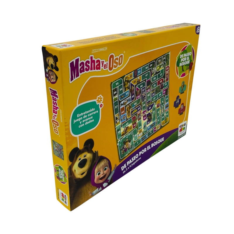 JUEGO DE MESA PASEO POR EL BOSQUE - MASHA Y EL OSO - 4