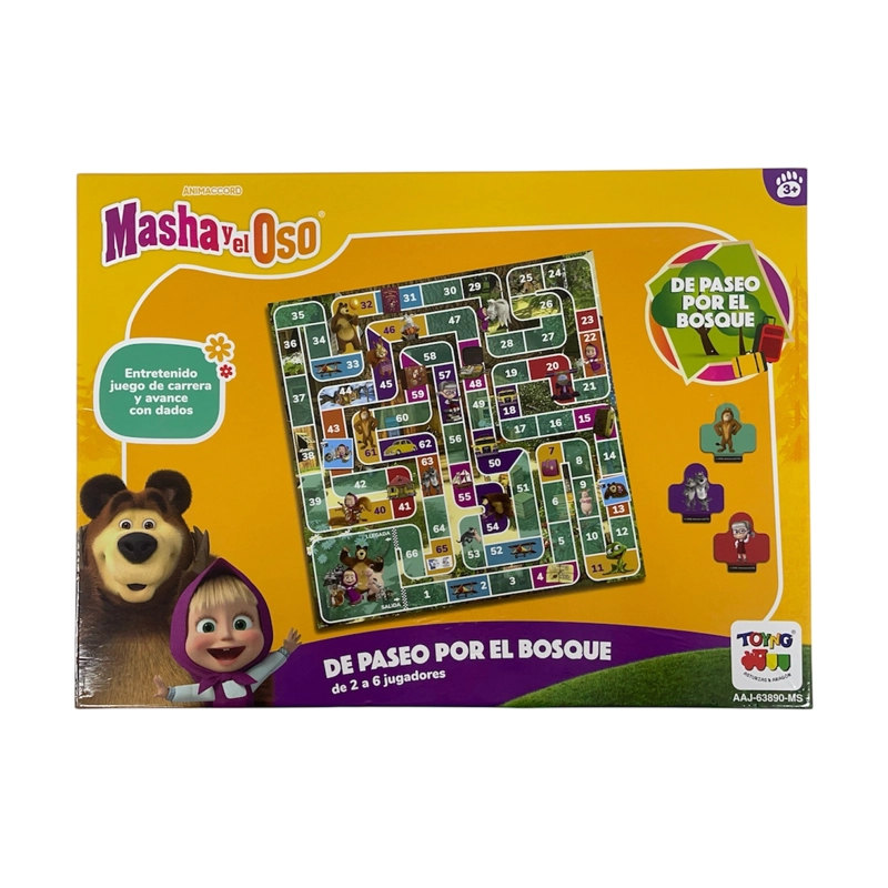 JUEGO DE MESA PASEO POR EL BOSQUE - MASHA Y EL OSO - 5