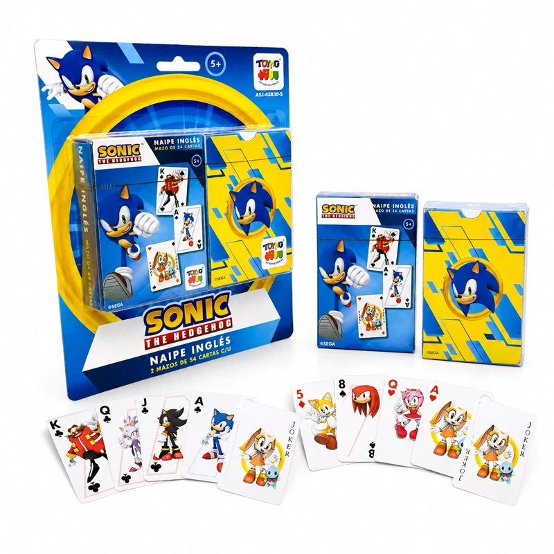 JUEGO DE MESA NAIPE INGLE S - SONIC - 1