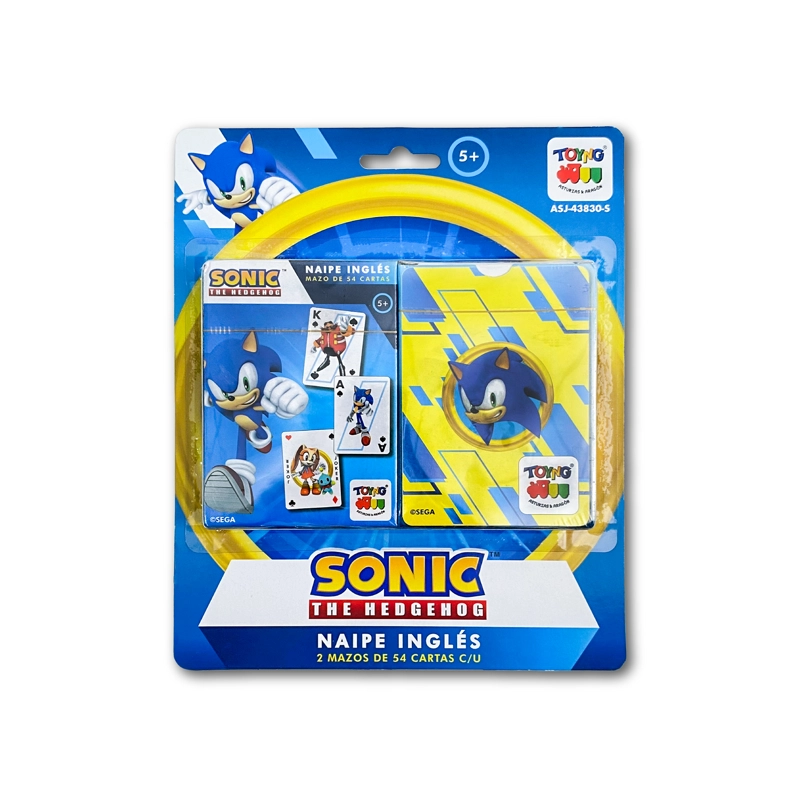 JUEGO DE MESA NAIPE INGLE S - SONIC - 2
